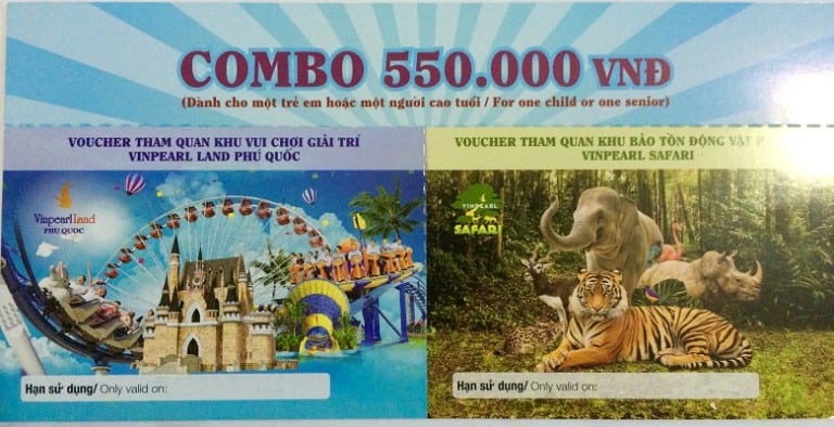 ve vinpearl safari phu quoc combo nguoi cao tuoi , tre em