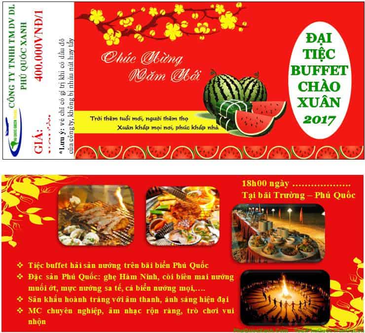 Vé buffe tết 2017